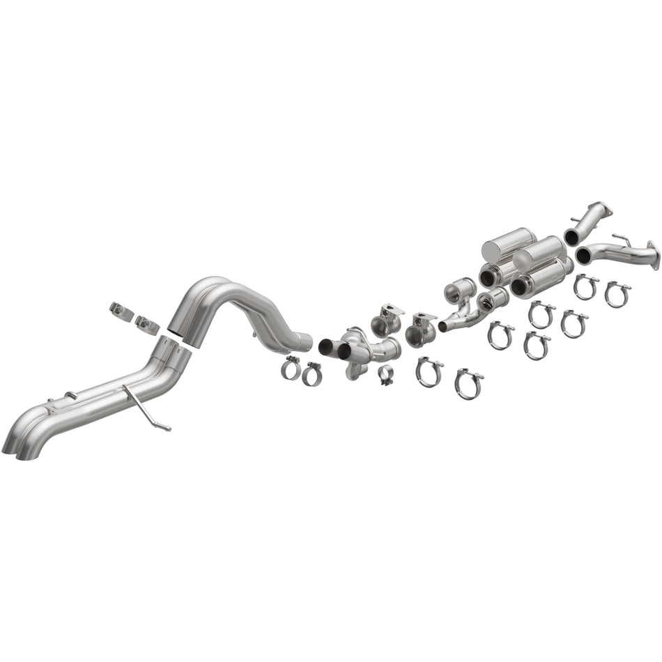 MagnaFlow® 2022-2026 Ford Bronco Raptor 3.0L Overland Series™ Cat-Back Performance Exhaust System 19619