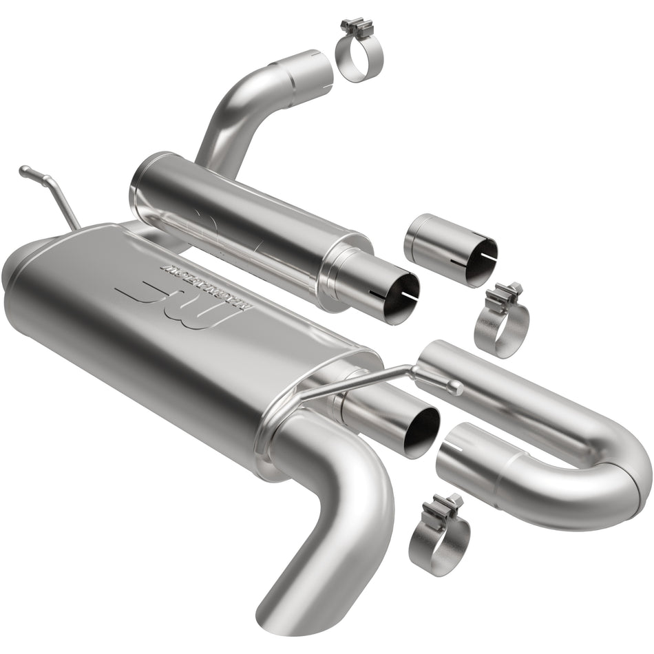 MagnaFlow® 2018-2026 Jeep Wrangler 2.0L | 2018-2026 Jeep Wrangler 3.6L Overland Series™ Axle Back Performance Exhaust System 19620