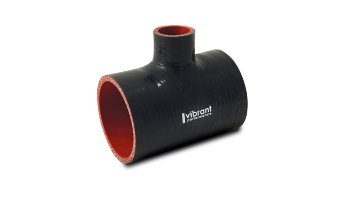 Vibrant Performance - 19697 - T-Hose Coupler  Hose I.D. 3 In.; Overall Length: 4 In.; Branch I.D. 1.50 In.