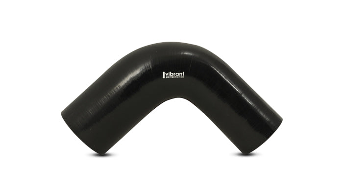 Vibrant Performance - 19792 - 90 Degree Reducer Elbow  3.00 In. I.D. X 2.25 In. I.D. X 4.00 In. Leg Length - Black
