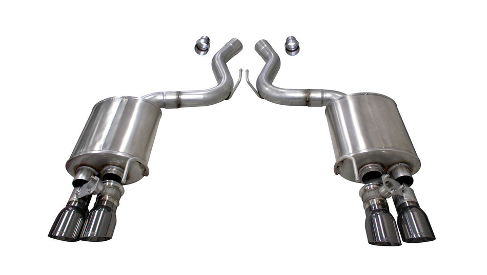 3.0in. Axle-Back Dual Rear Exit With Twin 4.5in. Gunmetal PVD Pro-Series Tips