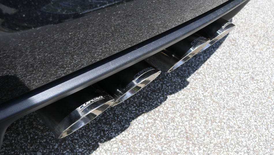 2.5in. Axle-Back Dual Rear Exit With Twin 4.5in. Polished Pro-Series Tips