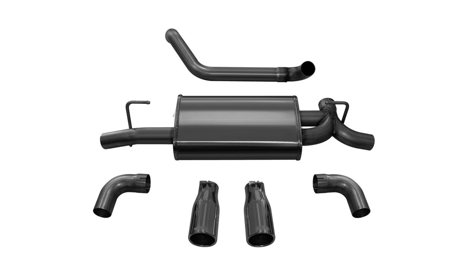 2.5in. Axle-Back Dual Rear Exit With Single 3.5in. Straight Cut Tips (Full Syste