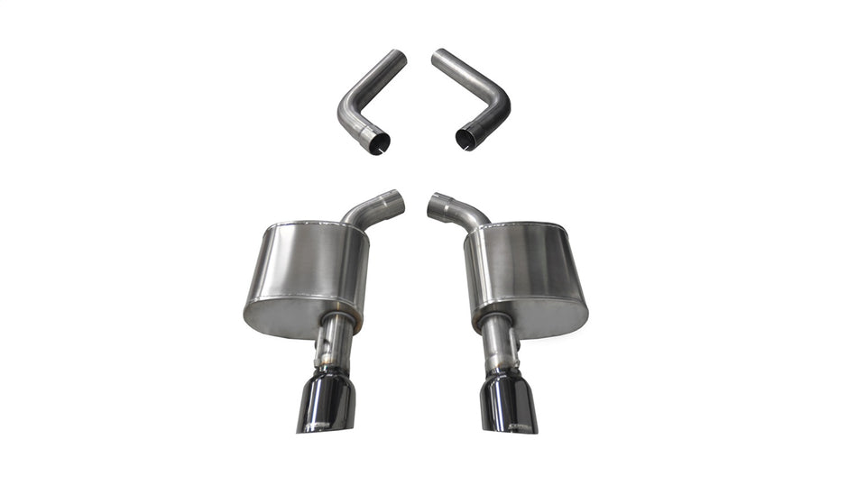 2.75in. Axle-Back Dual Rear Exit With Single 4.5in. Black PVD Pro-Series Tips