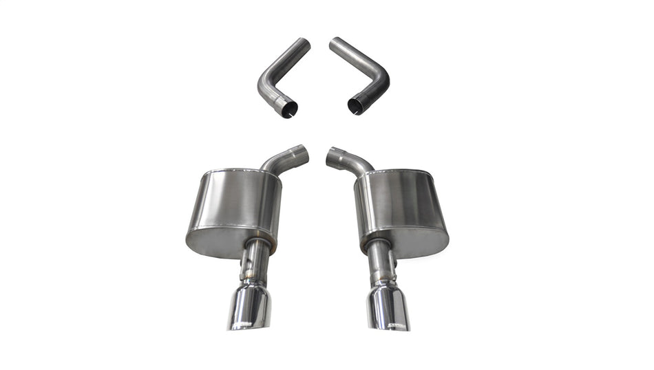 2.75in. Axle-Back Dual Rear Exit With Single 4.5in. Polished Pro-Series Tips