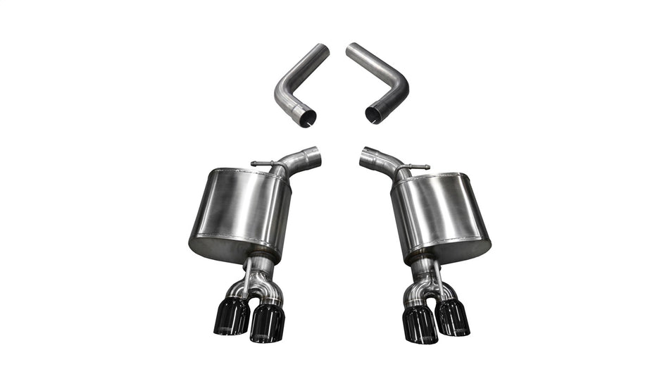 2.75in. Axle-Back Dual Rear Exit With Twin 3.5in. Black PVD Pro-Series Tips