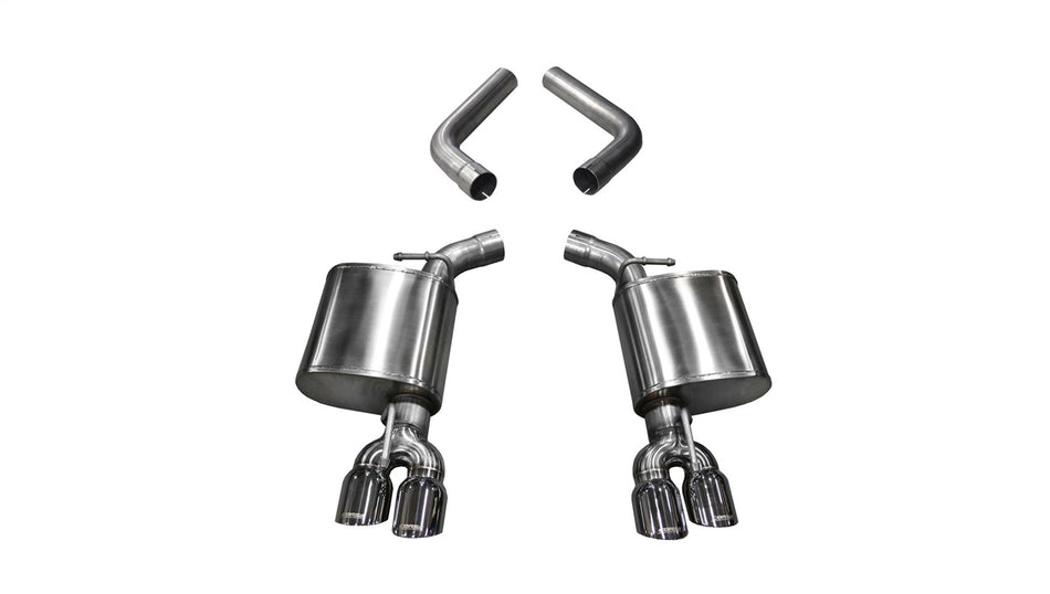 2.75in. Axle-Back Dual Rear Exit With Twin 3.5in. Polished Pro-Series Tips