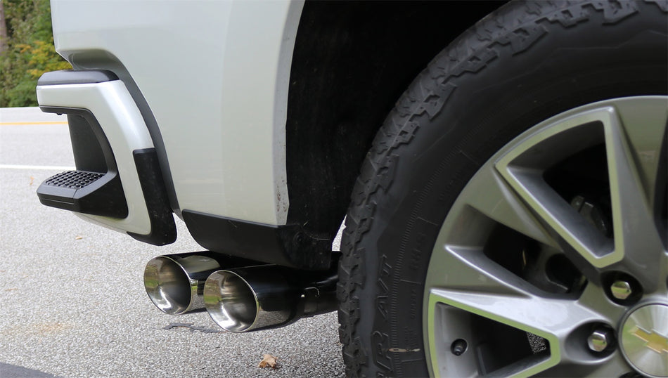 3.0in. Cat-Back Single Side Exit With Twin 4.0in. Polished Pro-Series Tips