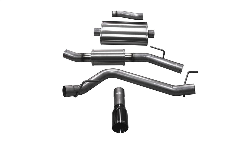 3.0in. Cat-Back Single Side Exit With 4.0in. Black PVD Tip