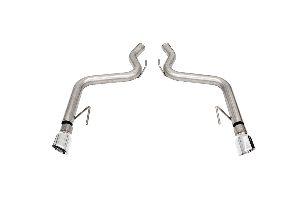 3.0in. Axle-Back Dual Rear Track Series Exhaust System With 4.5in. Satin Gunmeta