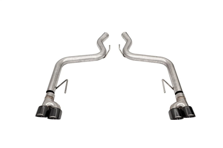 3.0in. Axle-Back Dual Rear Track Series Exhaust System With Twin 4.0in. Polished