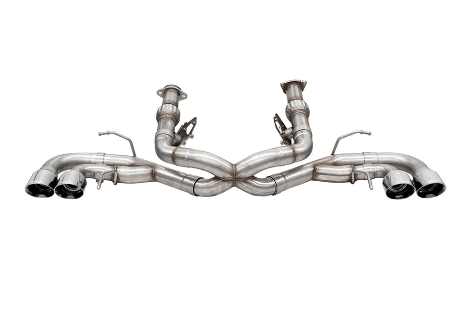 3.0in. Track Series Cat-Back Muffler Delete Exhaust System With 4.5in. Polished
