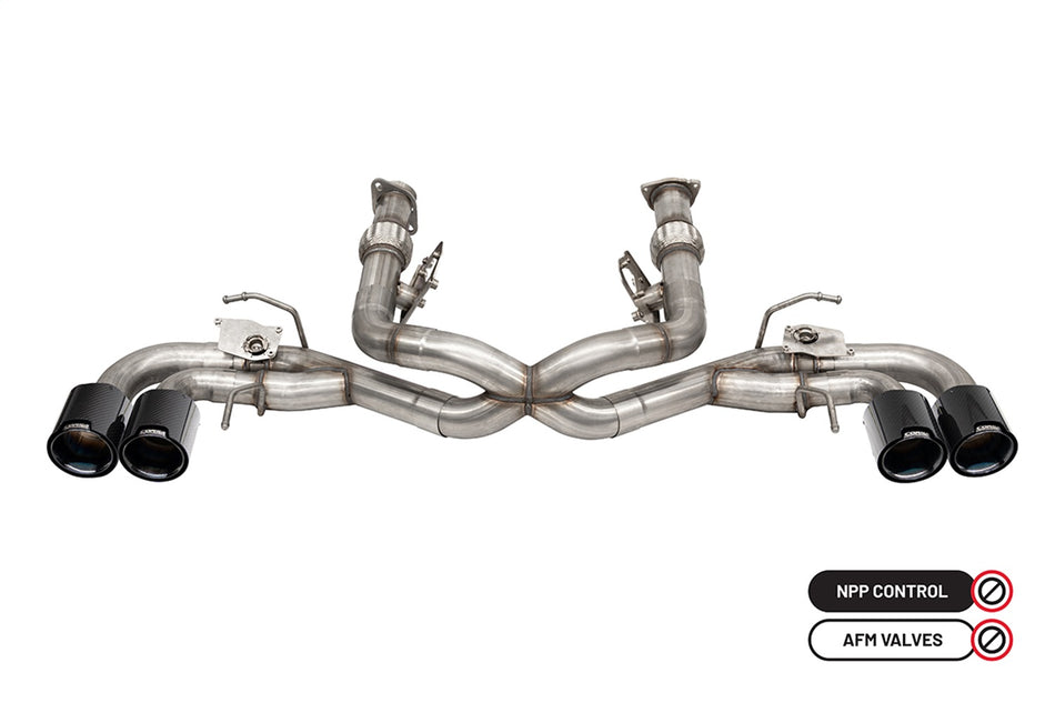 3.0in. Muffler Delete Cat-Back Exhaust System With NPP Sound Control With 4.5in.