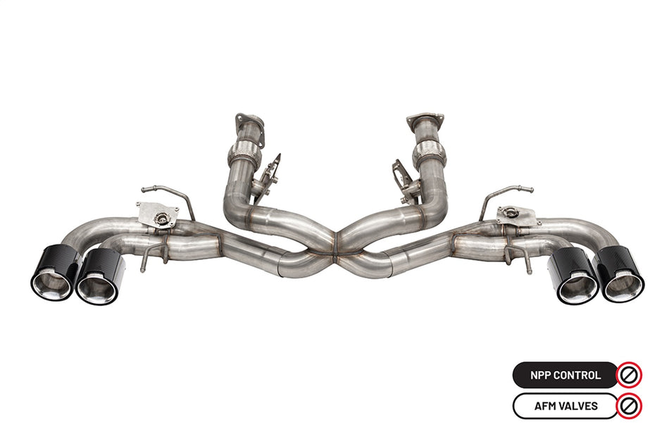 3.0in. Muffler Delete Cat-Back Exhaust System With NPP Sound Control With 4.5in.