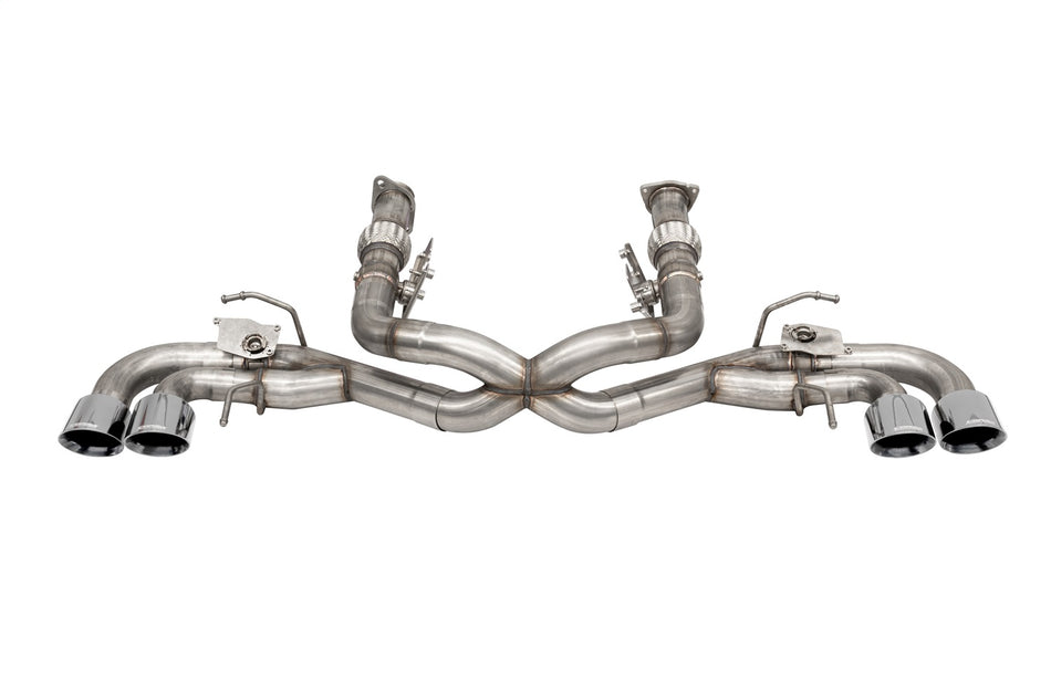3.0in. Muffler Delete 4 Valve Cat-Back Exhaust System With NPP Sound Control And