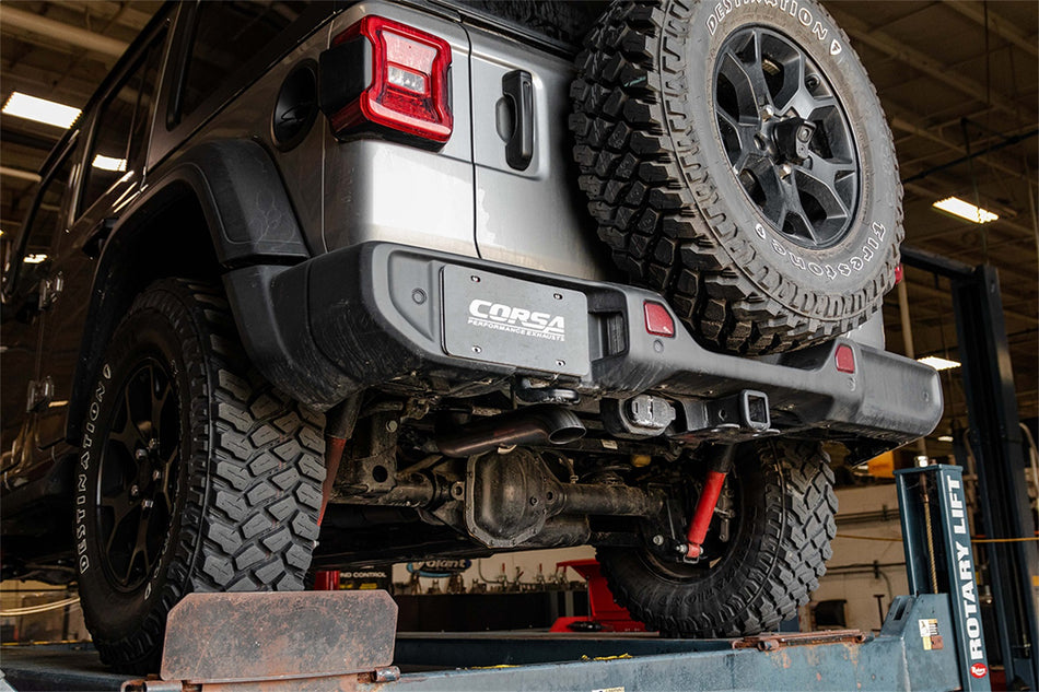 2.75in. Cat-Back Single Rear Exit With Turn Down Tip