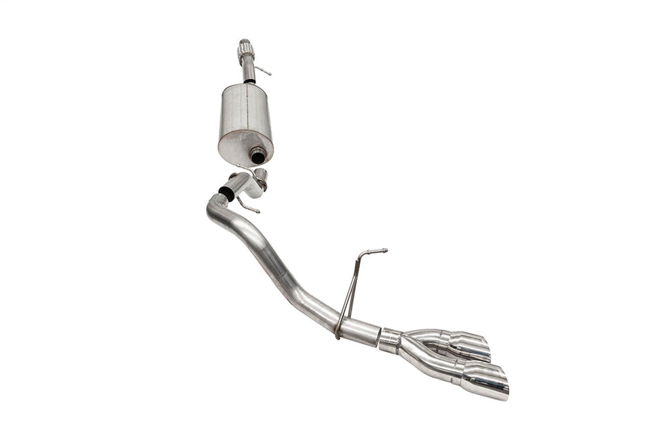 3.0in. Single Side Exit Cat-Back Exhaust System With Twin 4.0in. Tips