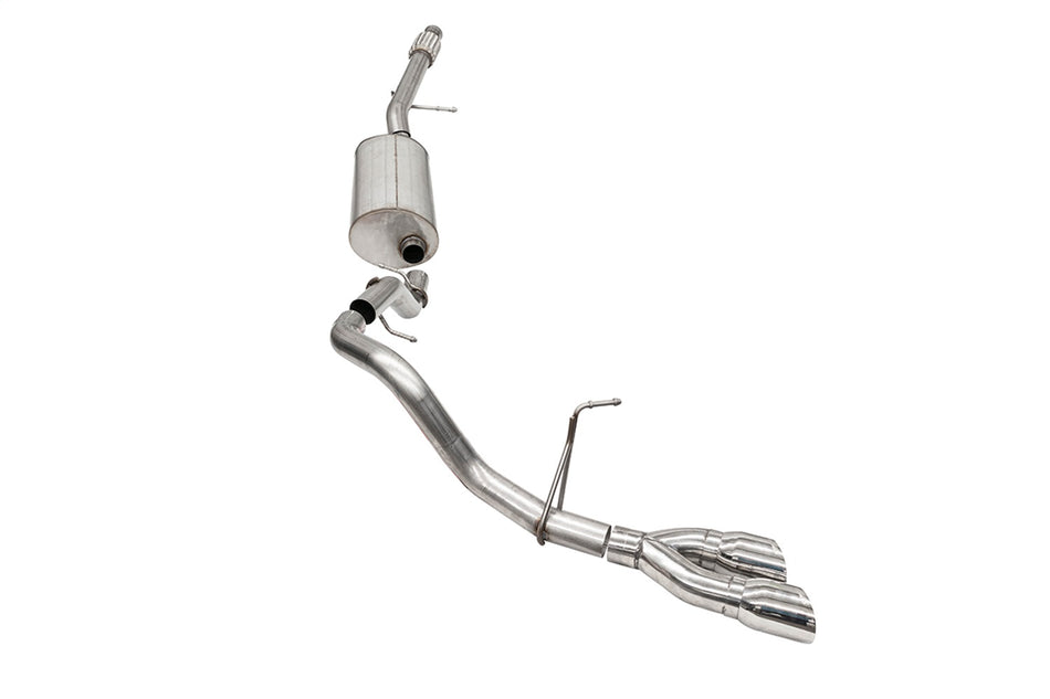 3.0in. Single Side Exit Cat-Back Exhaust System With Twin 4.0in. Tips