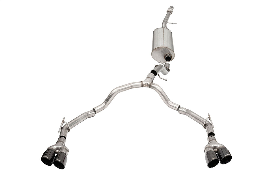 3.0in. To 2.75in. Dual Rear Exit Cat-Back Exhaust System With Twin 4.0in. Tips