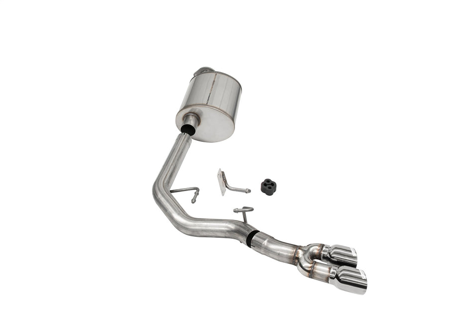 3.0in. Front Of Tire Exit Catback Exhaust System With Twin 3.5in. Tips