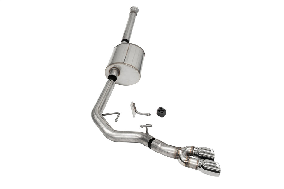 3.0in. Front Of Tire Exit Catback Exhaust System With Twin 3.5in. Tips