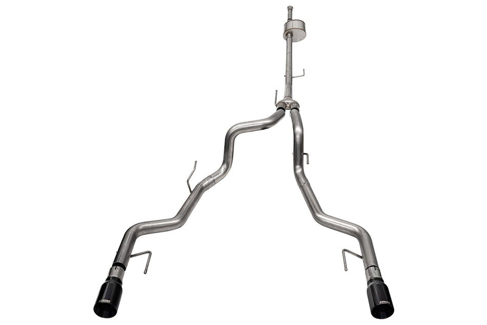 3.0in. To 2.75in. Dual Rear Exit Cat-back Exhaust System With 4.0in. Black PVD S