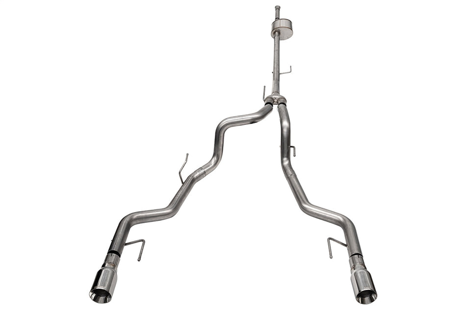 3.0in. To 2.75in. Dual Rear Exit Cat-back Exhaust System With 4.0in. Polished St