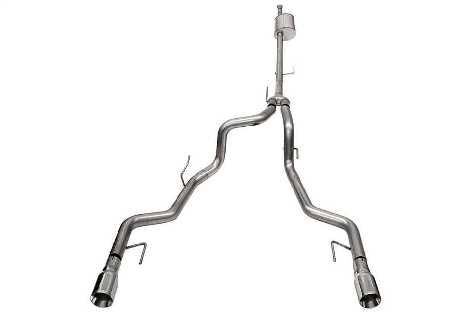 3.0in. To 2.75in. Dual Rear Exit Cat-back Exhaust System With 4.0in. Polished St