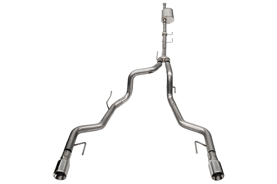 3.0in. To 2.75in. Dual Rear Exit Cat-back Exhaust System With 4.0in. Polished St