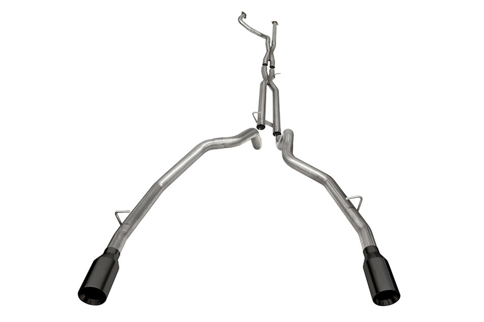 3.0in. Dual Rear Exit Catback Exhaust System With Flat Cut 5.0in. Dual Wall Tips