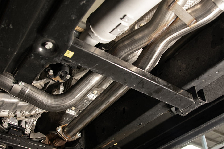 3.0in. Dual Rear Exit Catback Exhaust System With Flat Cut 5.0in. Dual Wall Tips