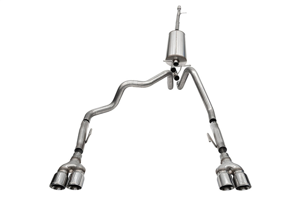 3.0in. Dual Rear Exit Cat-Back Exhaust System With Twin 4.0in. Tips