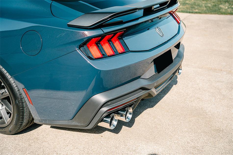3.0in. Dual Rear Exit Cat-Back With Twin 4.5in. Polished Straight Pro-Series Tip
