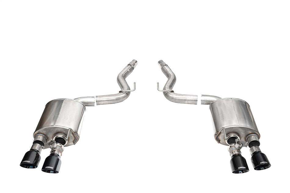 3.0in. Dual Rear Exit Axle-Back With Twin 4.5in. Black PVD Slash Pro-Series Tips