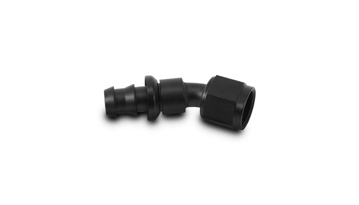 Vibrant Performance - 22312 - Push-On 30 Degree Hose End Elbow Fitting; Size: -12AN