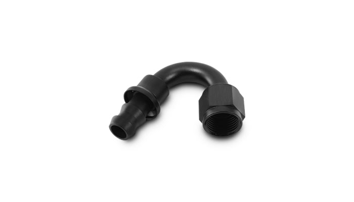 Vibrant Performance - 22506 - Push-On 150 Degree Hose End Elbow Fitting: Size: -6AN