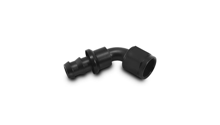 Vibrant Performance - 22610 - Push-On 60 Degree Hose End Elbow Fitting; Size: -10AN