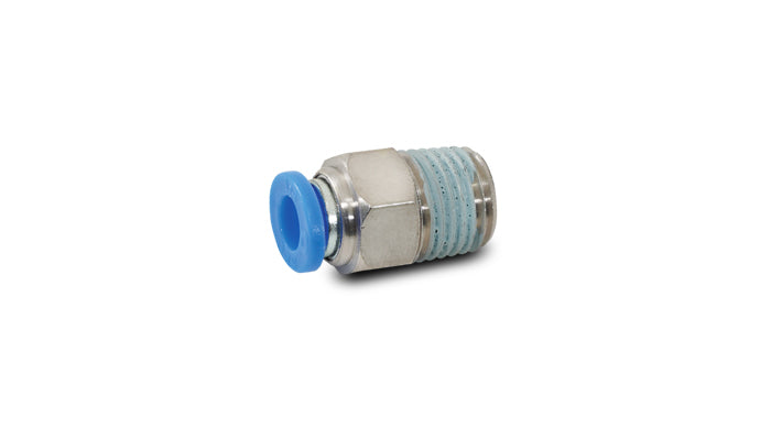 Vibrant Performance - 22653 - Male Straight Fitting  For 3/16 In. O.D. Tubing (1/8 In. NPT Thread)