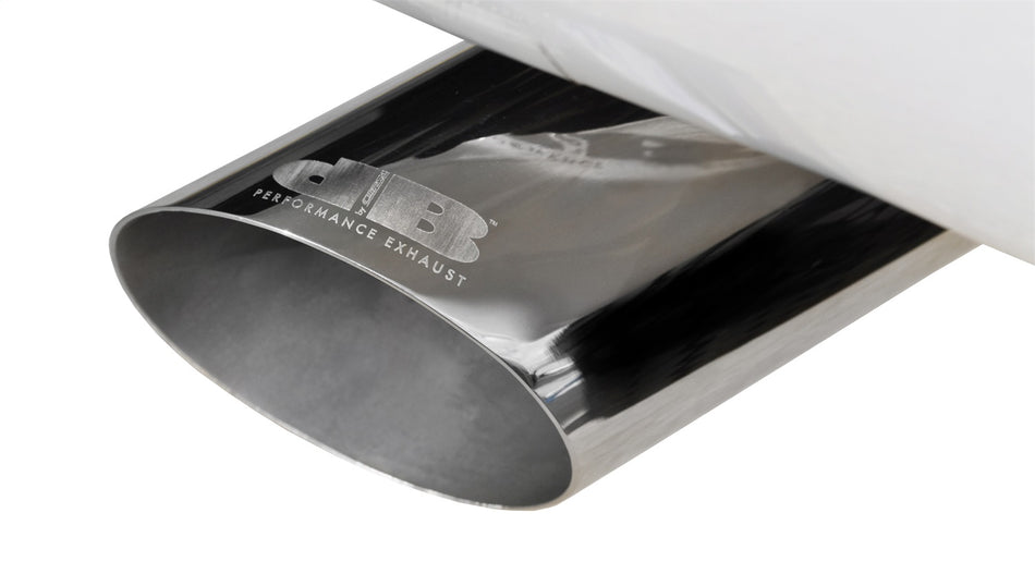 3.0in. Cat-Back Single Side Exit With Single 4.0in. Polished Slash Cut Tip