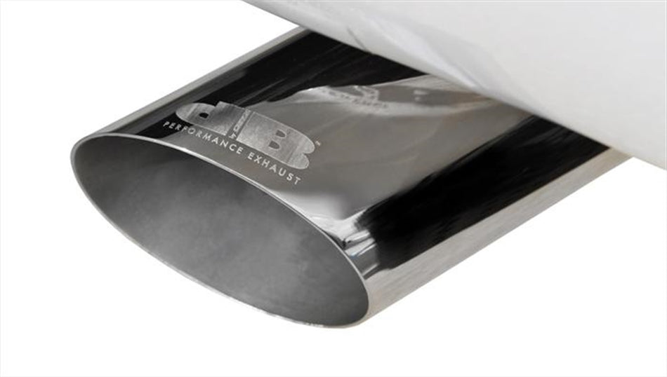 3.0in. Cat-Back Single Side Exit With Single 4.0in. Polished Slash Cut Tip
