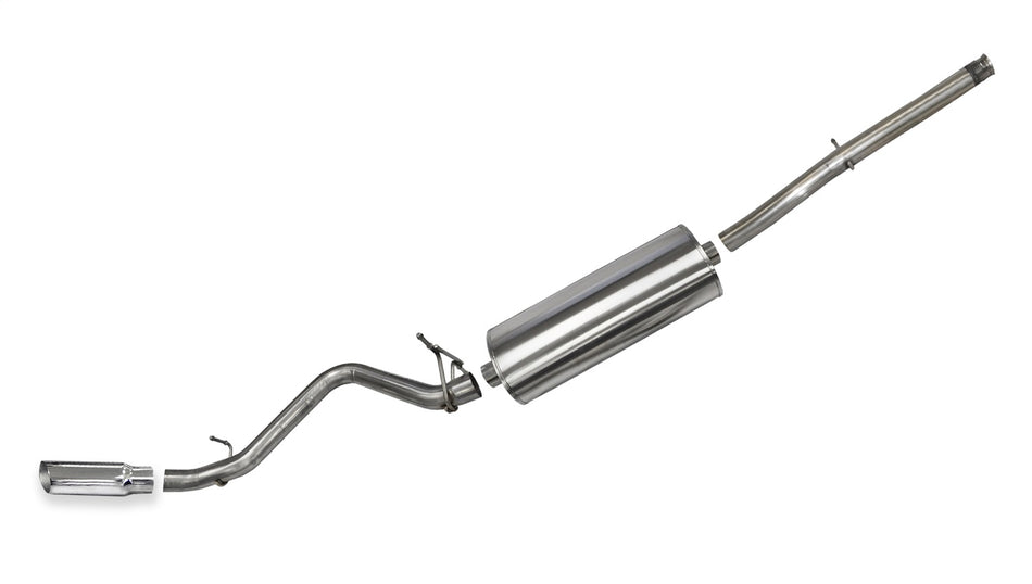 3.0in. Cat-Back Single Side Exit With Single 4.0in. Polished Slash Cut Tip