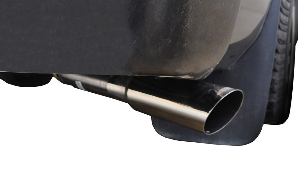 3.0in. Cat-Back Single Side Exit With Single 4.0in. Polished Slash Cut Tip