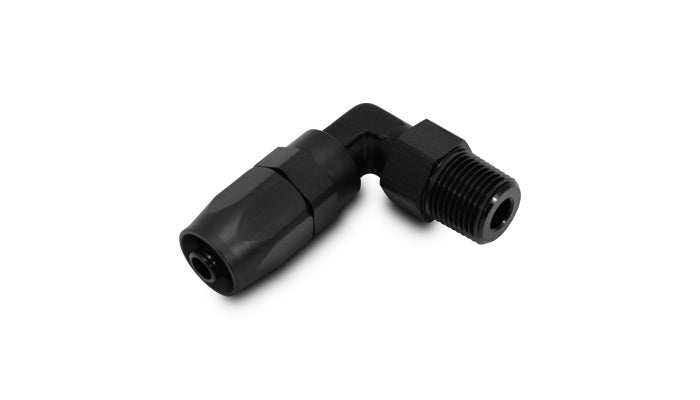 Vibrant Performance - 26906 - Male Hose End Fitting  90 Degree; Size: -10AN; Pipe Thread: 3/8 In. NPT
