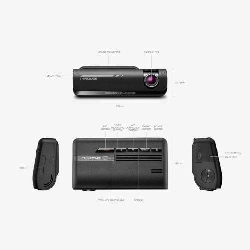 Thinkware F770 Dash Cam Dual Channel Wifi