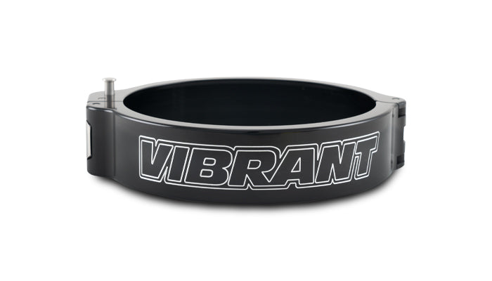 Vibrant Performance - 32538 - PINLESS HD Clamp For 4 In. O.D. Tubing - Anodized Black