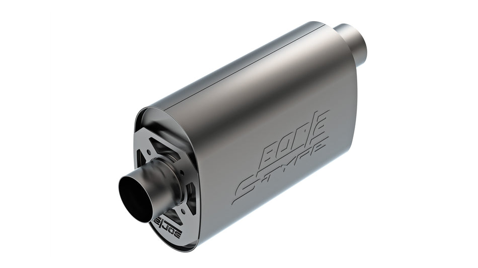 CrateMuffler  Chevrolet LS3 6.2L V8 Stock Output 3 In. Offset/Center 14 In.x6 In.x10.34 In. S-Type Part # 400957
