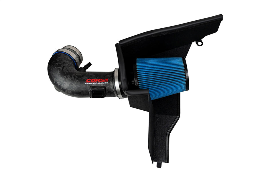 Corsa Performance Mustang GT Matte Forged Carbon Fiber Air Intake With Oiled Fil