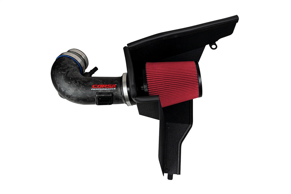 Corsa Performance Mustang GT Matted Forged Carbon Fiber Air Intake With DryTech