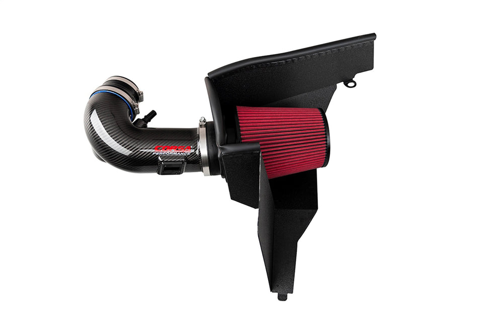 Corsa Performance Mustang GT Carbon Fiber Air Intake With DryTech 3D No Oil Filt