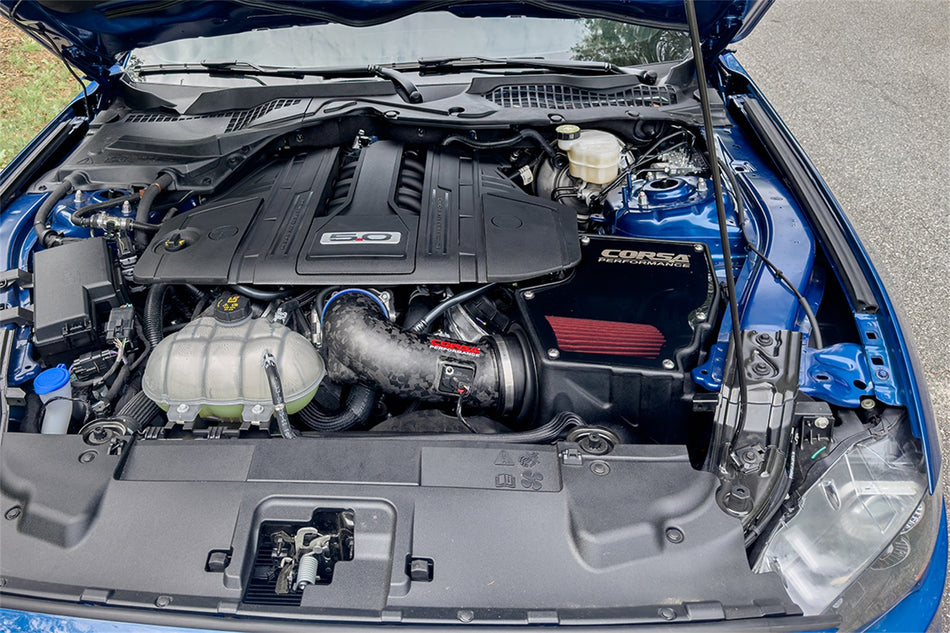 CORSA Performance Closed Box Air Intake With Matte Forged Carbon Fiber Air Duct